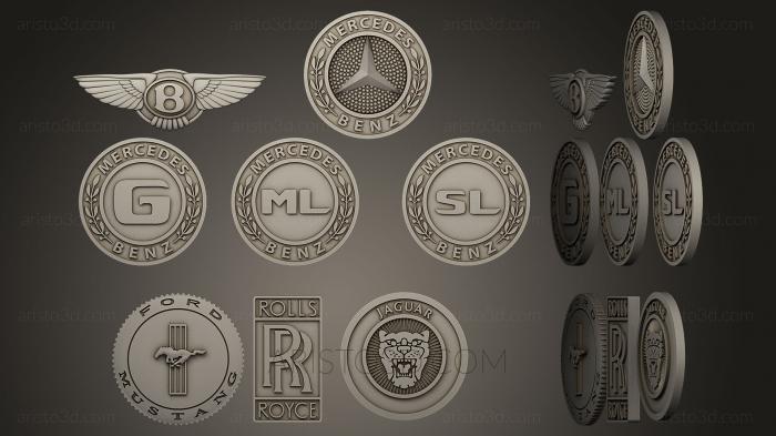 Emblems (GR_0370) 3D model for CNC machine